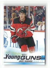 2019 Upper Deck Jack Hughes #201 card