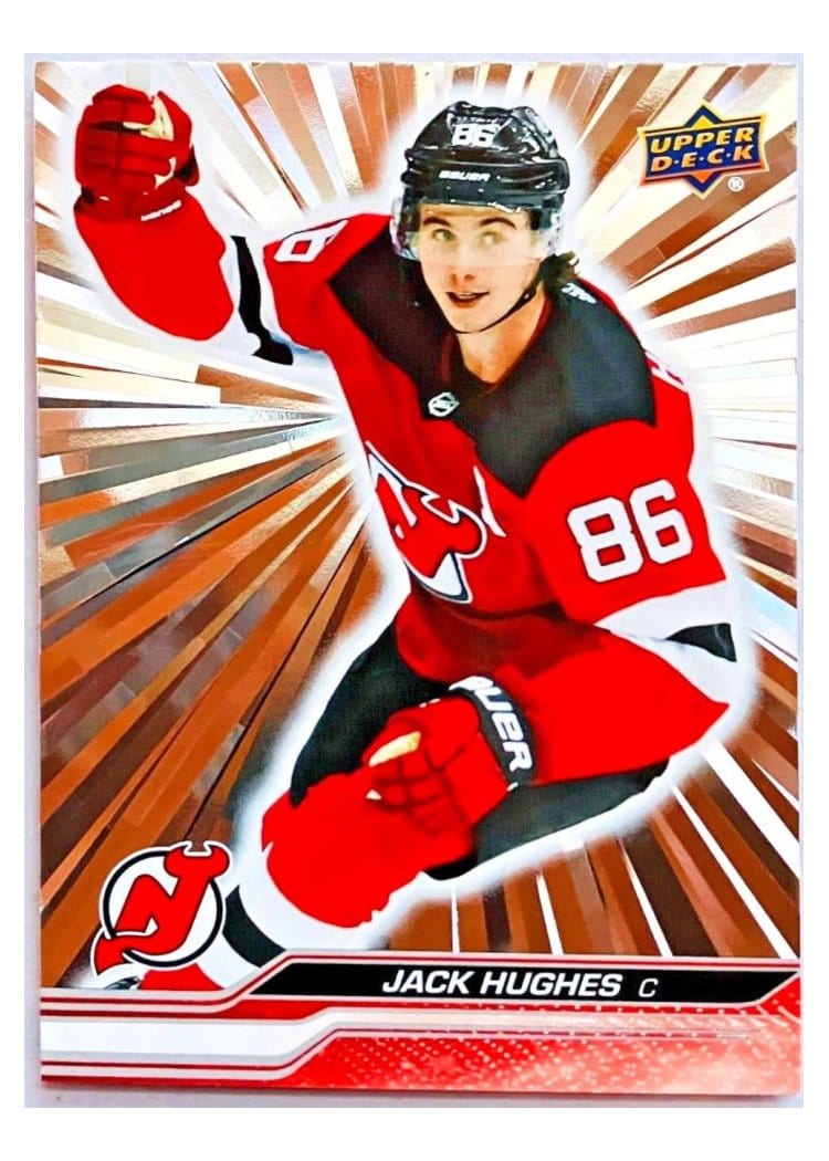 2023-24 Upper Deck Base Set Jack Hughes #109 card
