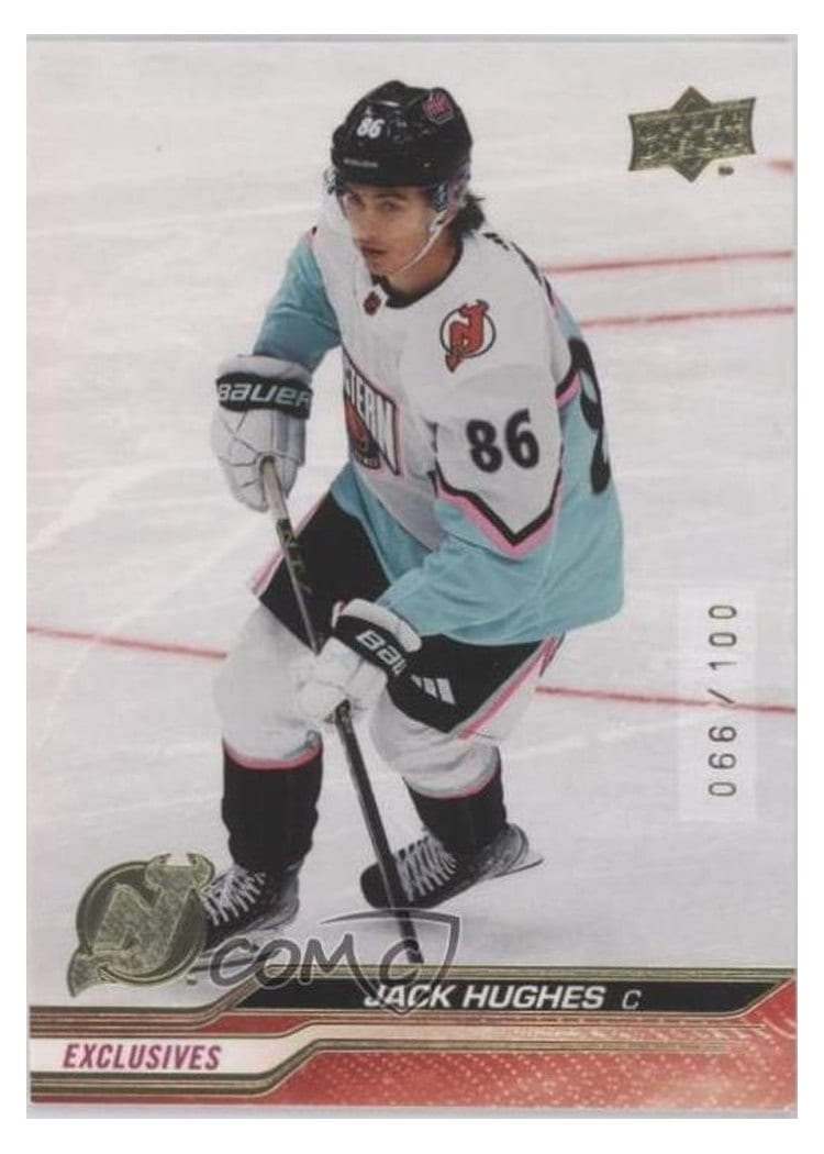 2023-24 Upper Deck Base Set Jack Hughes #680 card