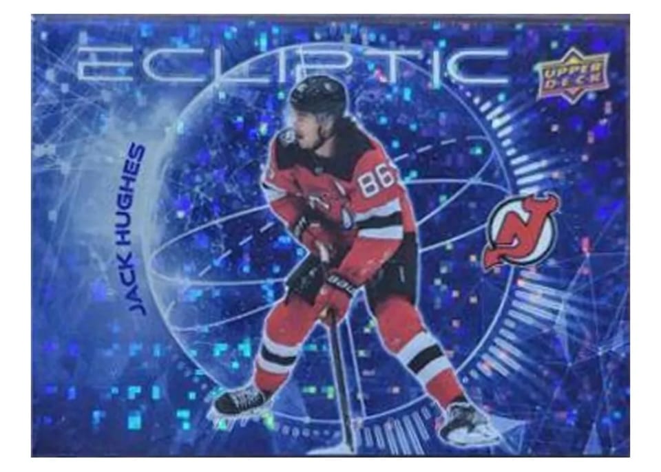 2023-24 Upper Deck Ecliptic Jack Hughes #EC-1 card