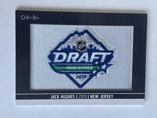 2024-25 O-Pee-Chee First Round Draft Patches Jack Hughes #DP-23 card