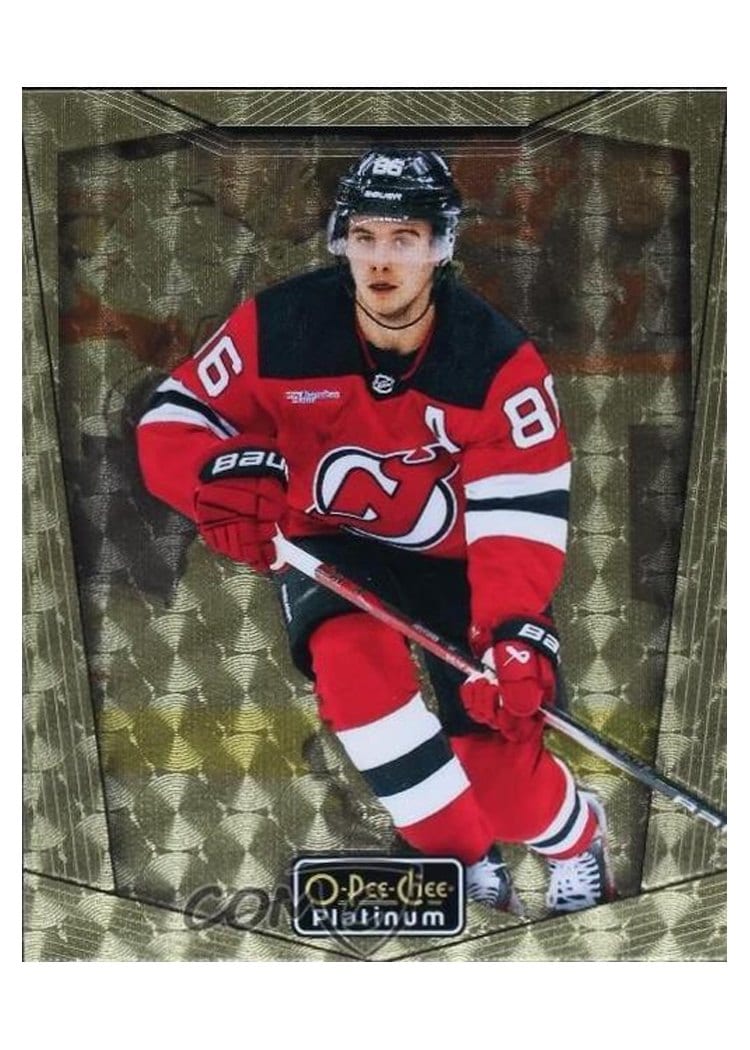 2024-25 O-Pee-Chee Platinum Base Set Jack Hughes #13 card