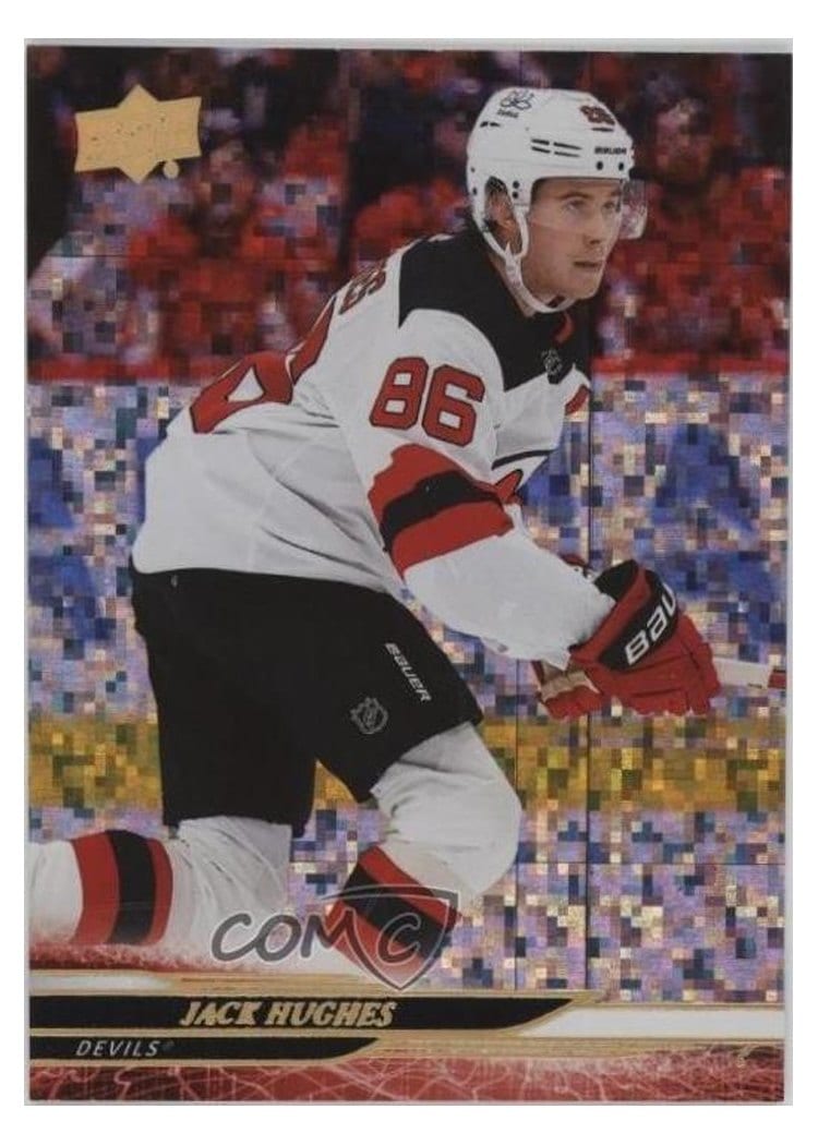 2024-25 Upper Deck Base Set Jack Hughes #351 card