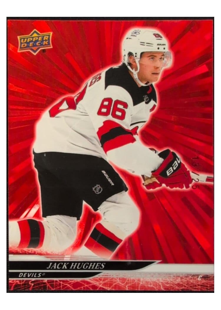 2024-25 Upper Deck Base Set Jack Hughes #351 card