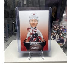 2024-25 Upper Deck Credentials Arena Giveaways - Bobbleheads Jack Hughes #BH-JH card