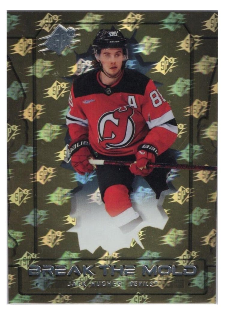 2025-26 SPx Break the Mold Jack Hughes #BM-1 card