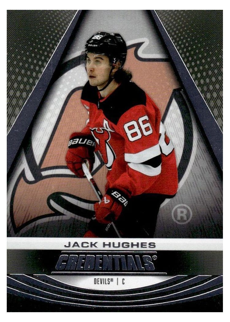 2025-26 Upper Deck Credentials Base Set Jack Hughes #5 card