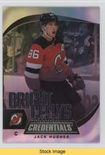 2025-26 Upper Deck Credentials Bright Cellys Jack Hughes #BC-1 card