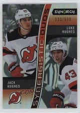 2023-24 Upper Deck Synergy Synergistic Duos Jack Hughes/Luke Hughes #SD-2* card