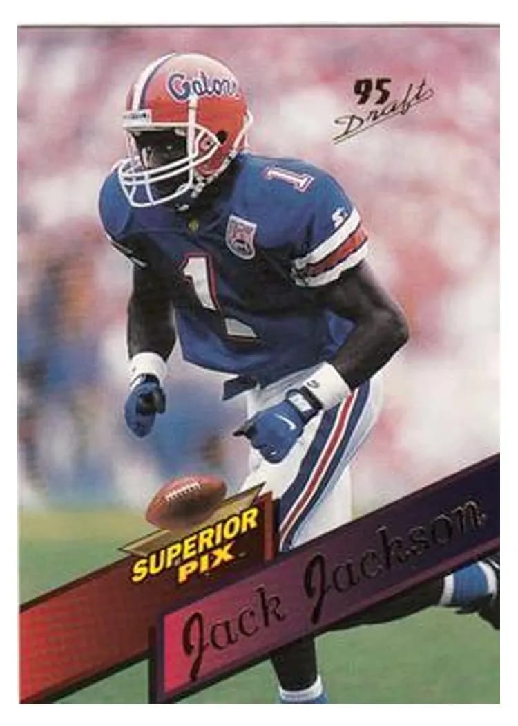 1995 Superior Pix Autographs Jack Jackson #87 card