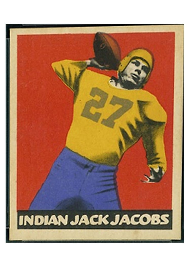 1949 Leaf Jack Jacobs #90 card