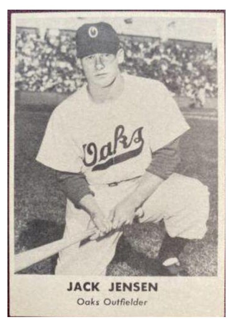 1949 Remar Bread Oakland Oaks Jack Jensen card