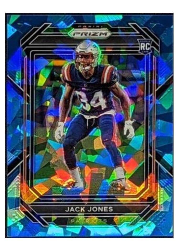 2022 Panini Prizm Base Set Jack Jones Blue Ice #395 card