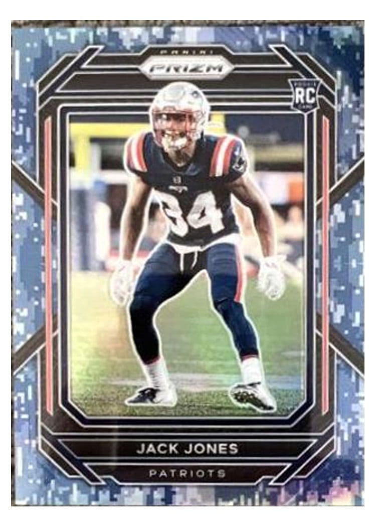 2022 Panini Prizm Base Set Jack Jones Navy Camo #395 card