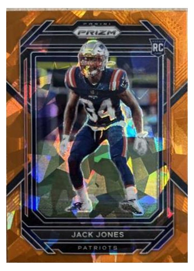 2022 Panini Prizm Base Set Jack Jones Orange Ice #395 card