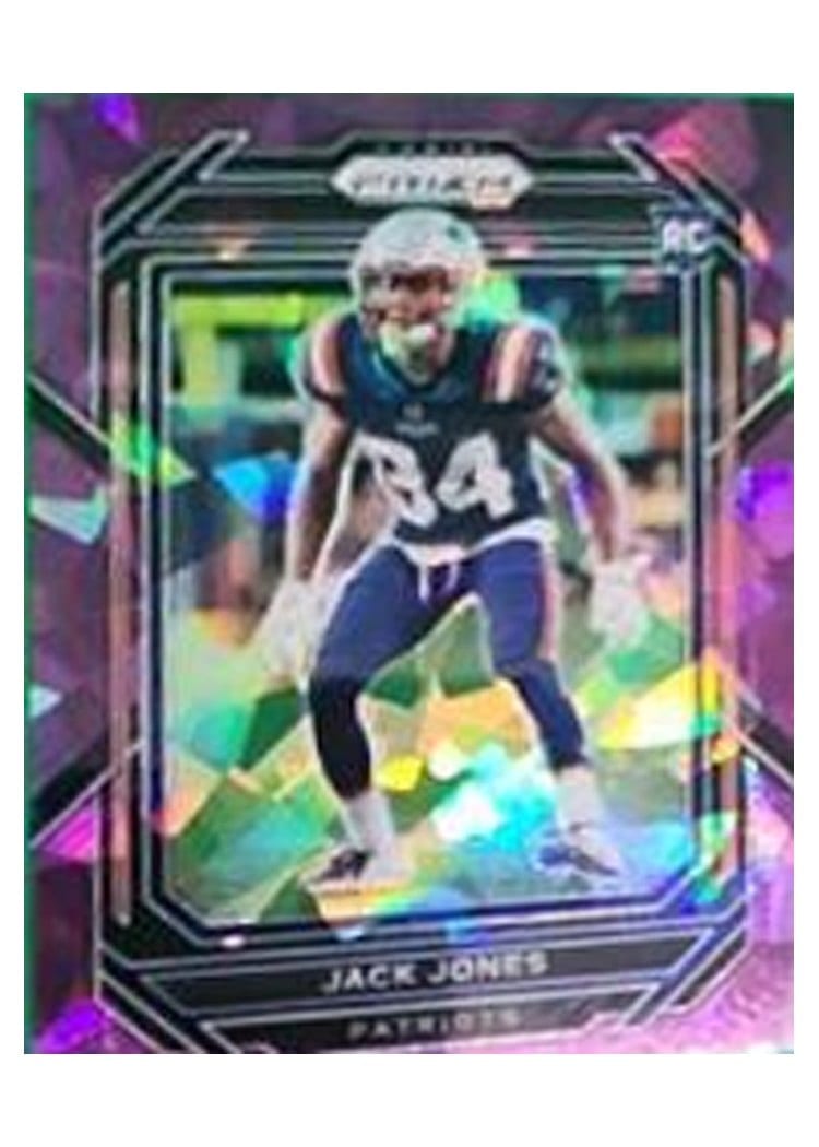 2022 Panini Prizm Base Set Jack Jones Purple Ice #395 card
