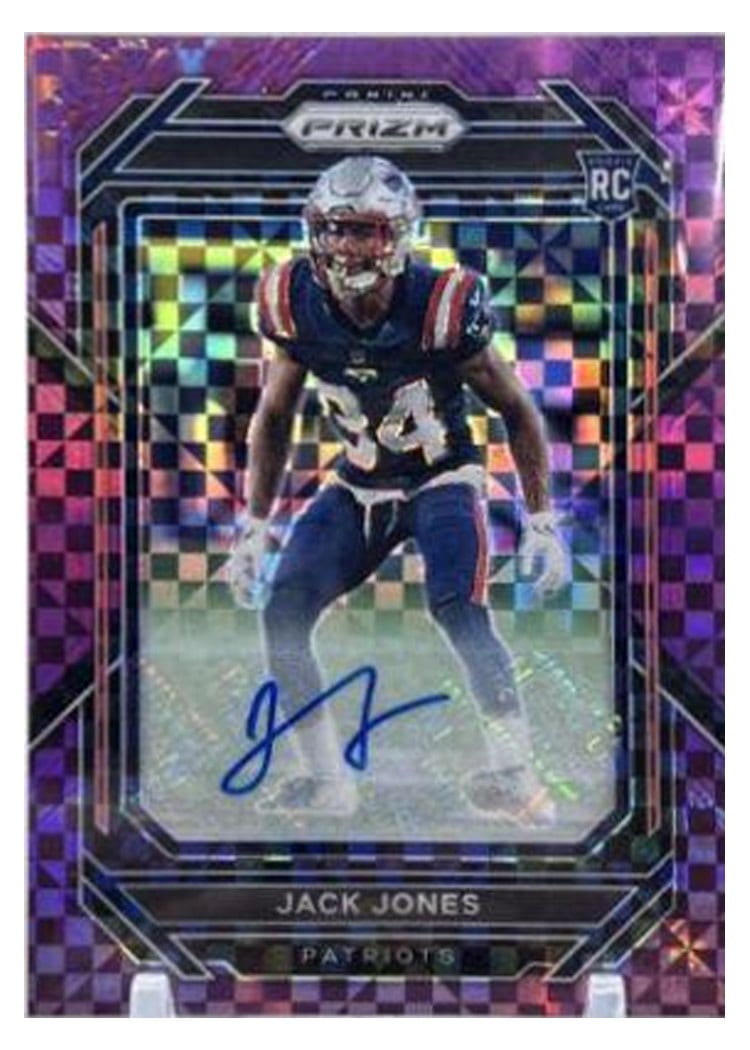 2022 Panini Prizm Base Set Jack Jones Purple Power #395 card