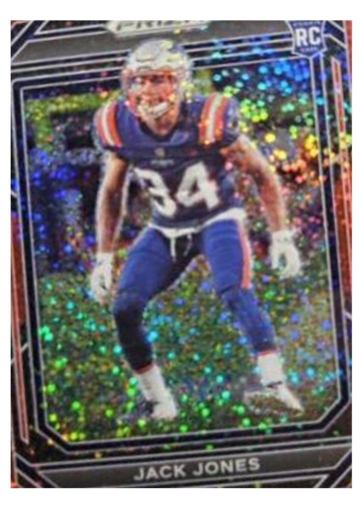 2022 Panini Prizm Base Set Jack Jones Red Sparkle #395 card