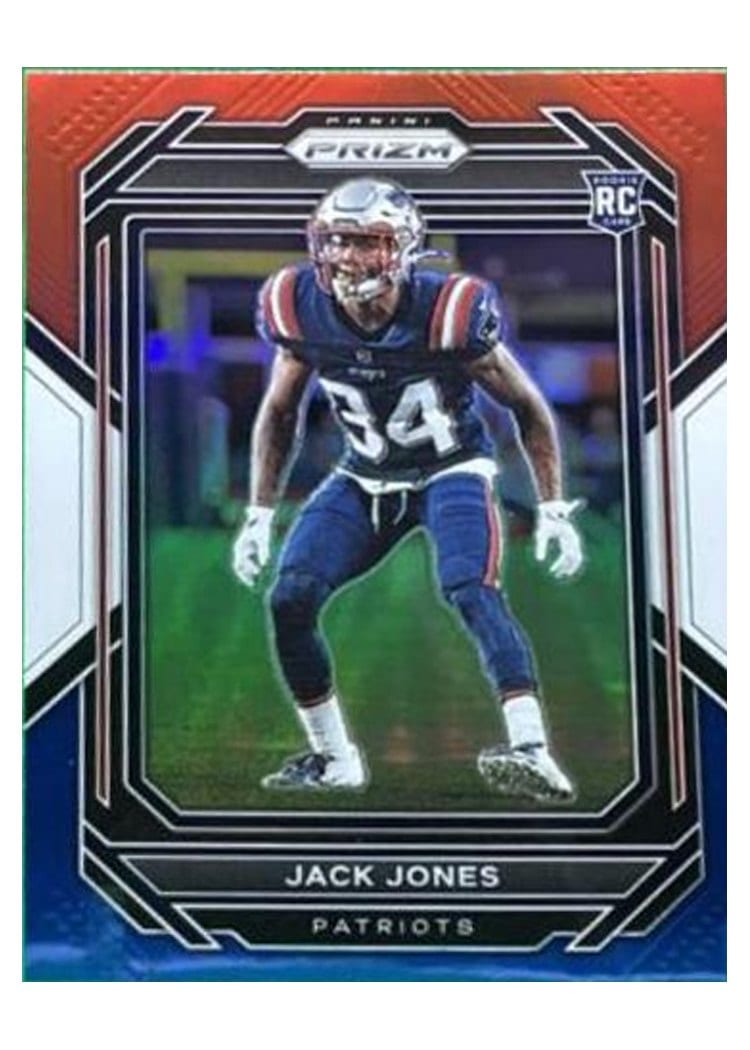 2022 Panini Prizm Base Set Jack Jones Red White Blue #395 card