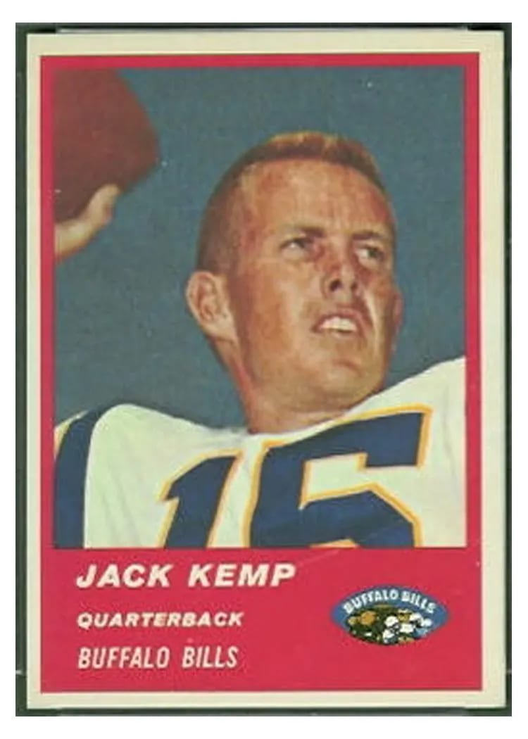1963 Fleer Jack Kemp #24 card