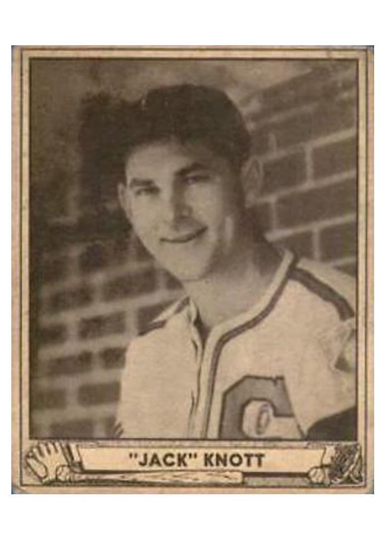 1940 Play Ball Jack Knott #13 card