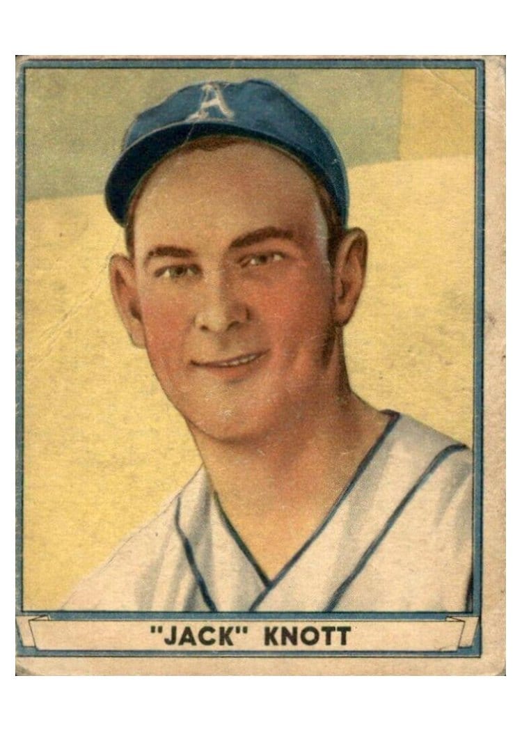 1941 Play Ball Jack Knott #68 card