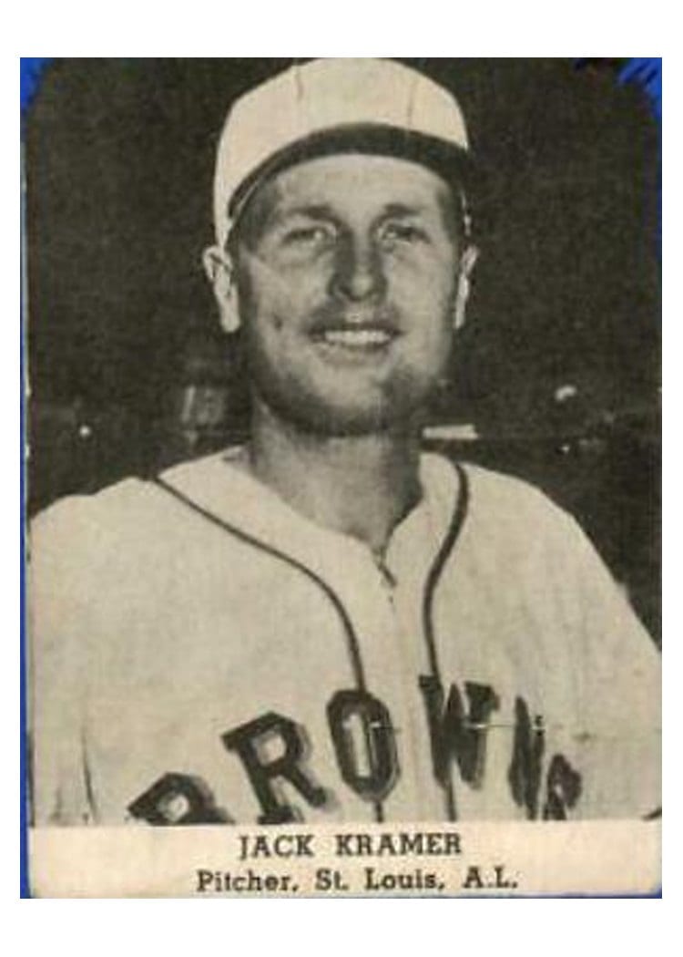 1947 Tip Top Bread Jack Kramer card
