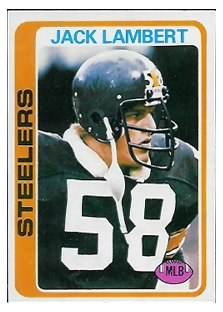1978 Topps Jack Lambert #165 card