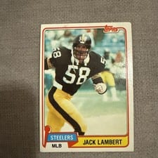 1981 Topps Jack Lambert #155 card