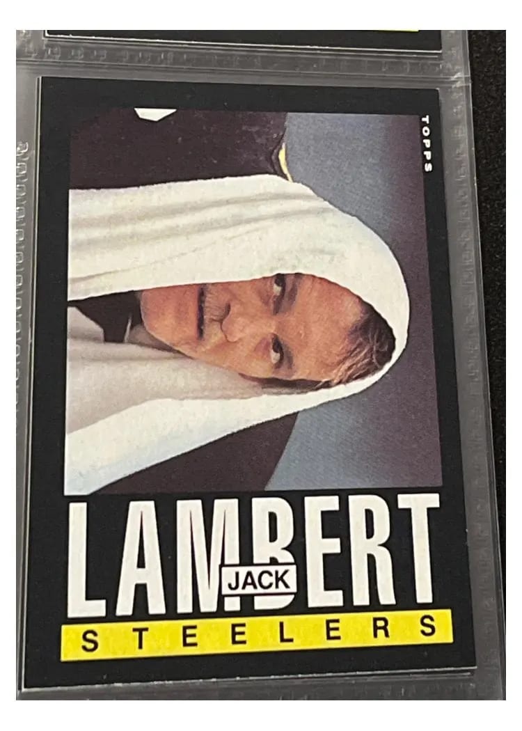 1985 Topps Jack Lambert #357 card