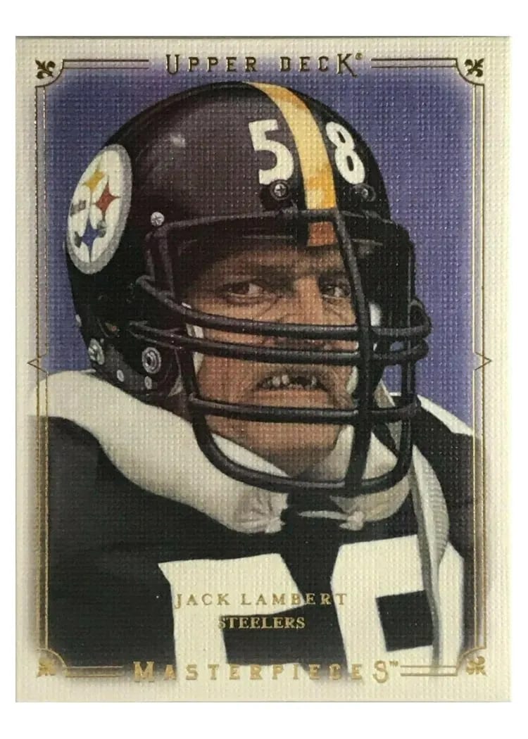 2008 Upper Deck Masterpieces Jack Lambert #78 card