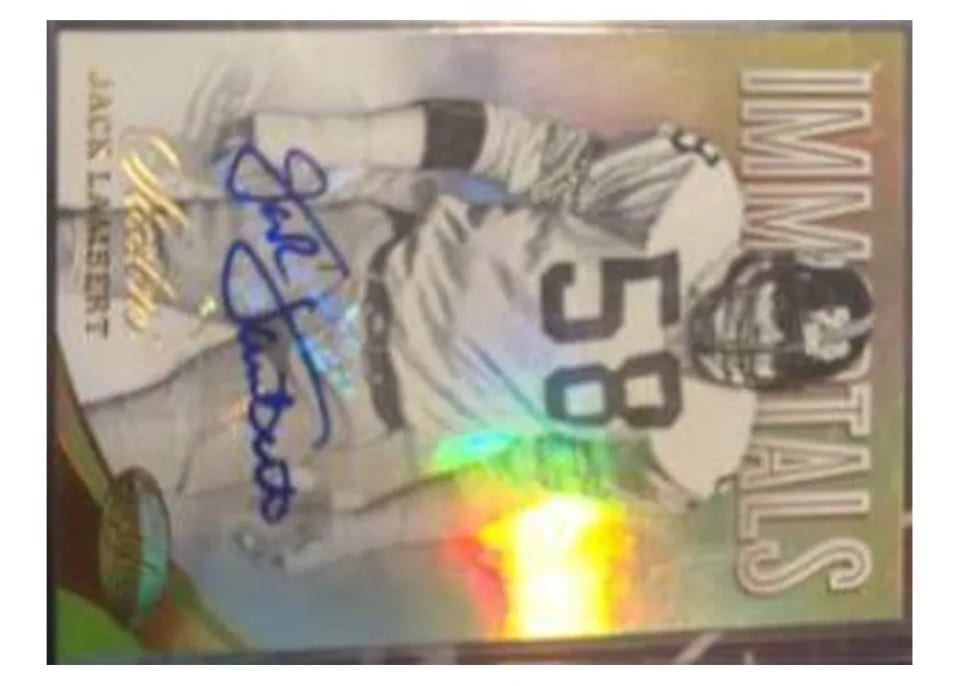2012 Panini Certified Jack Lambert #182 card