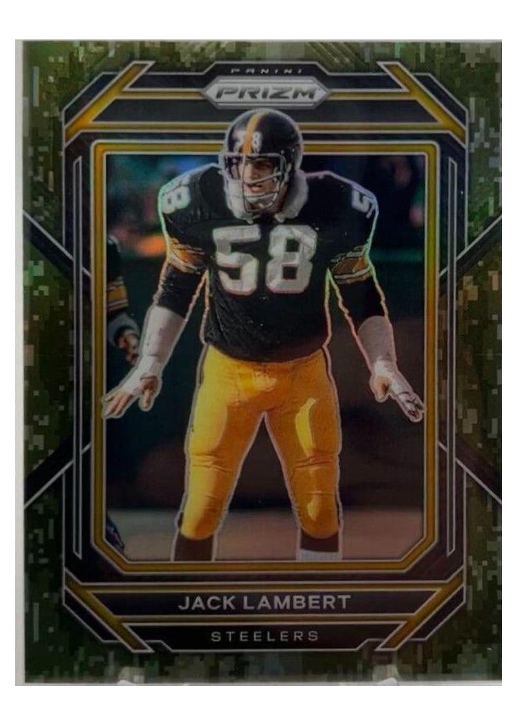 2022 Panini Prizm Base Set Jack Lambert #253 card