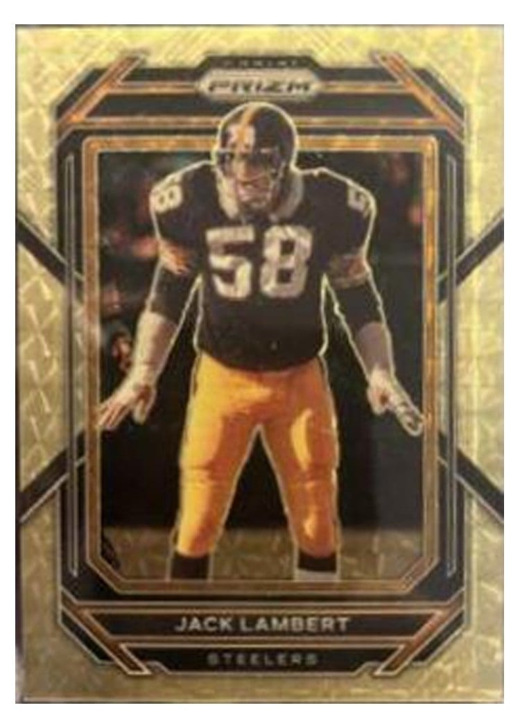 2022 Panini Prizm Base Set Jack Lambert #253 card