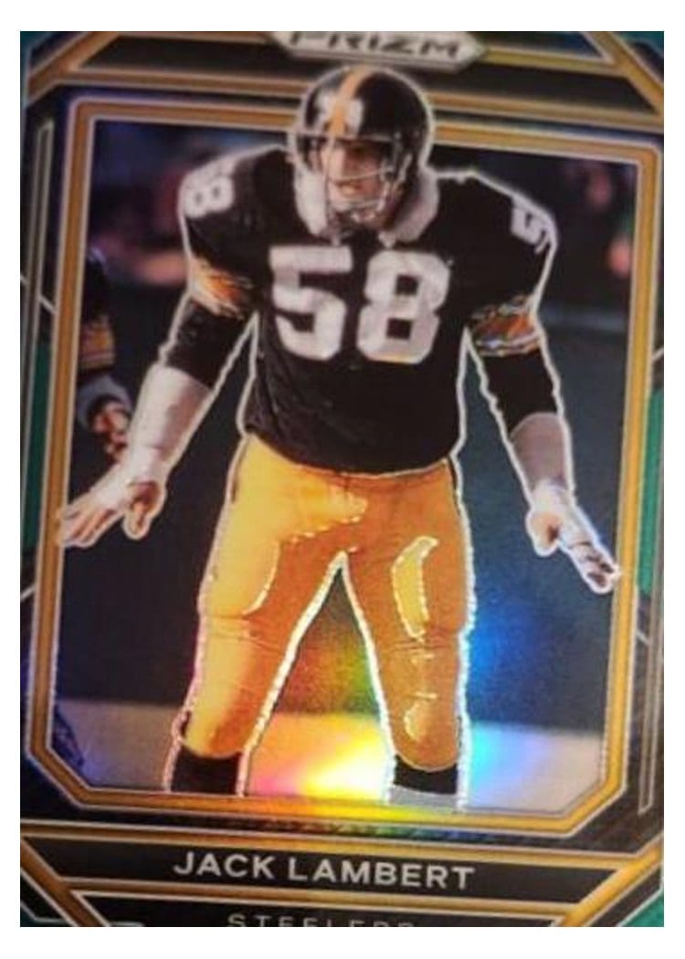 2022 Panini Prizm Base Set Jack Lambert #253 card