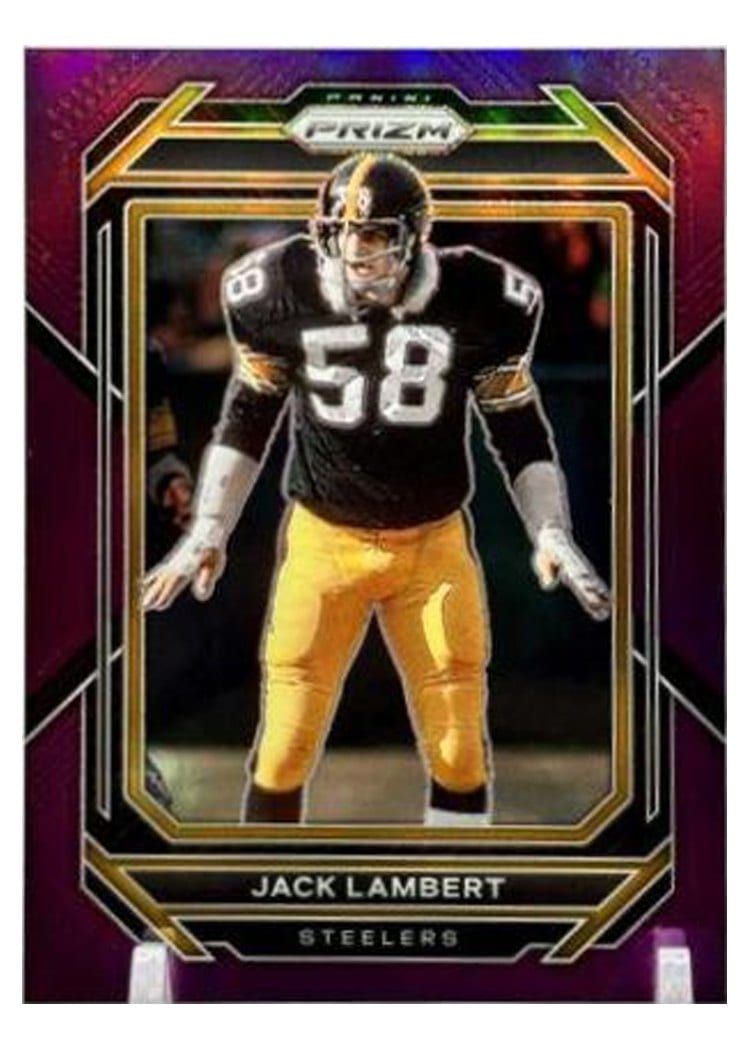 2022 Panini Prizm Base Set Jack Lambert #253 card