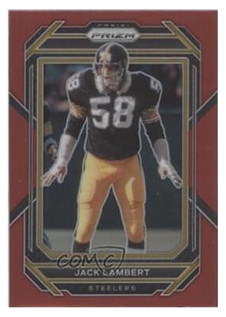 2022 Panini Prizm Base Set Jack Lambert #253 card
