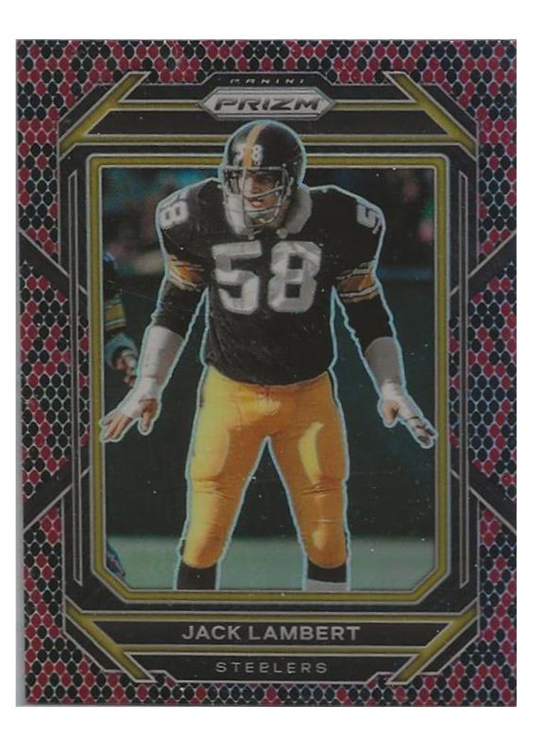 2022 Panini Prizm Base Set Jack Lambert #253 card