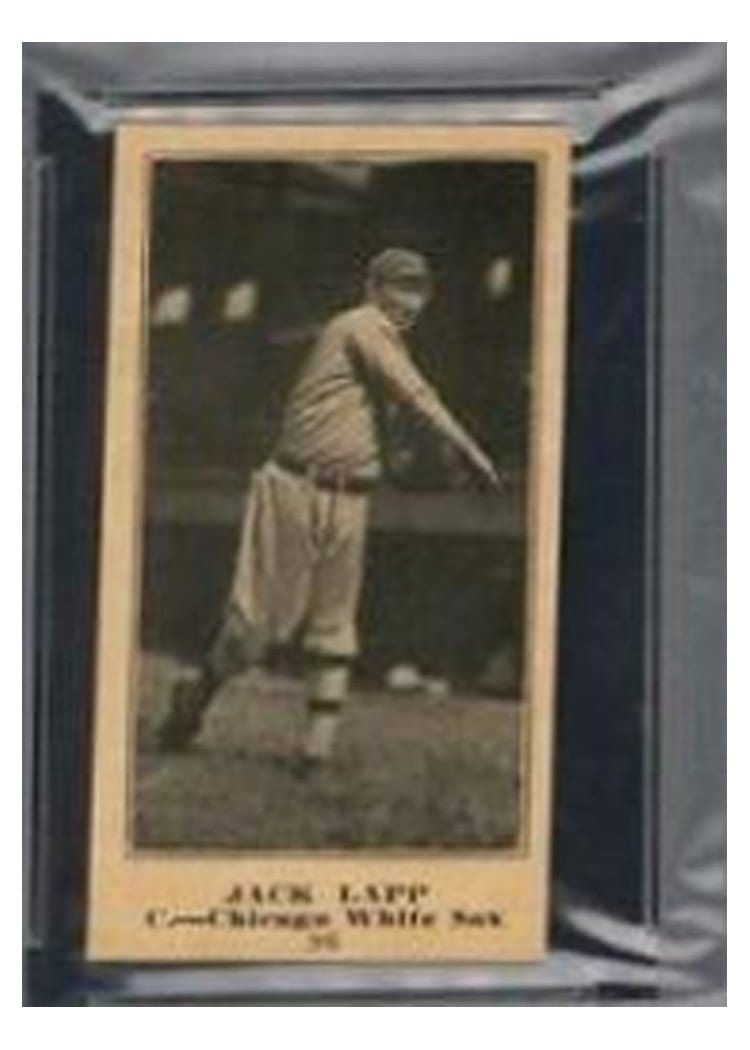 1916 Famous & Barr Co Jack Lapp #96 card