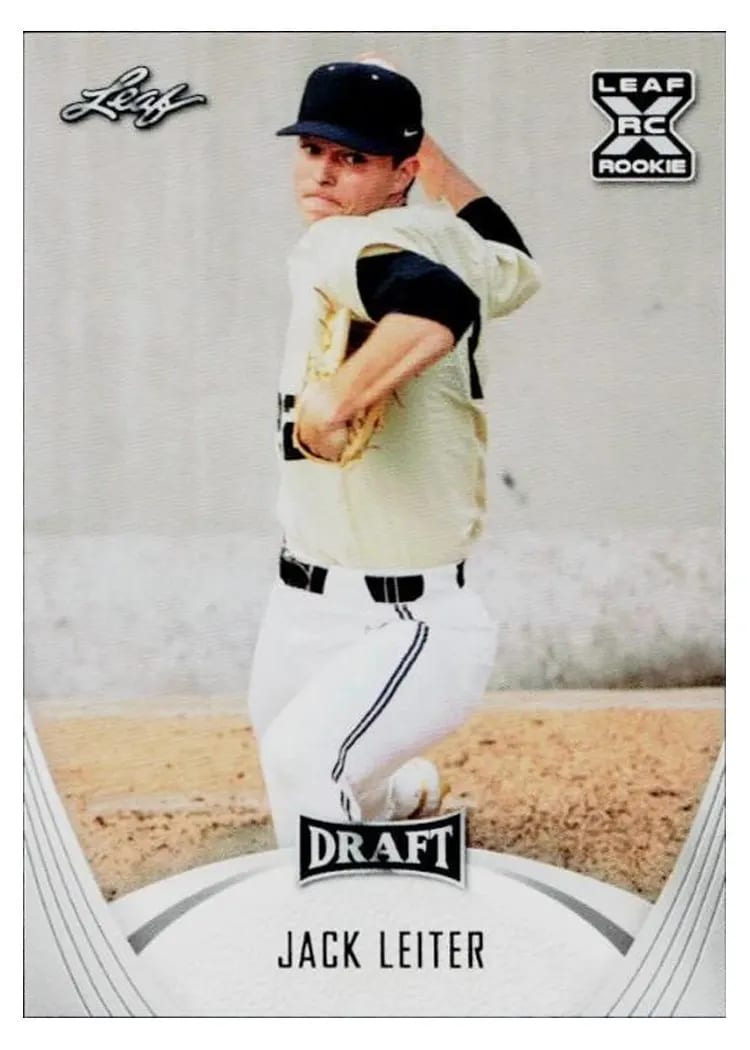2021 Leaf Draft Jack Leiter #32 card