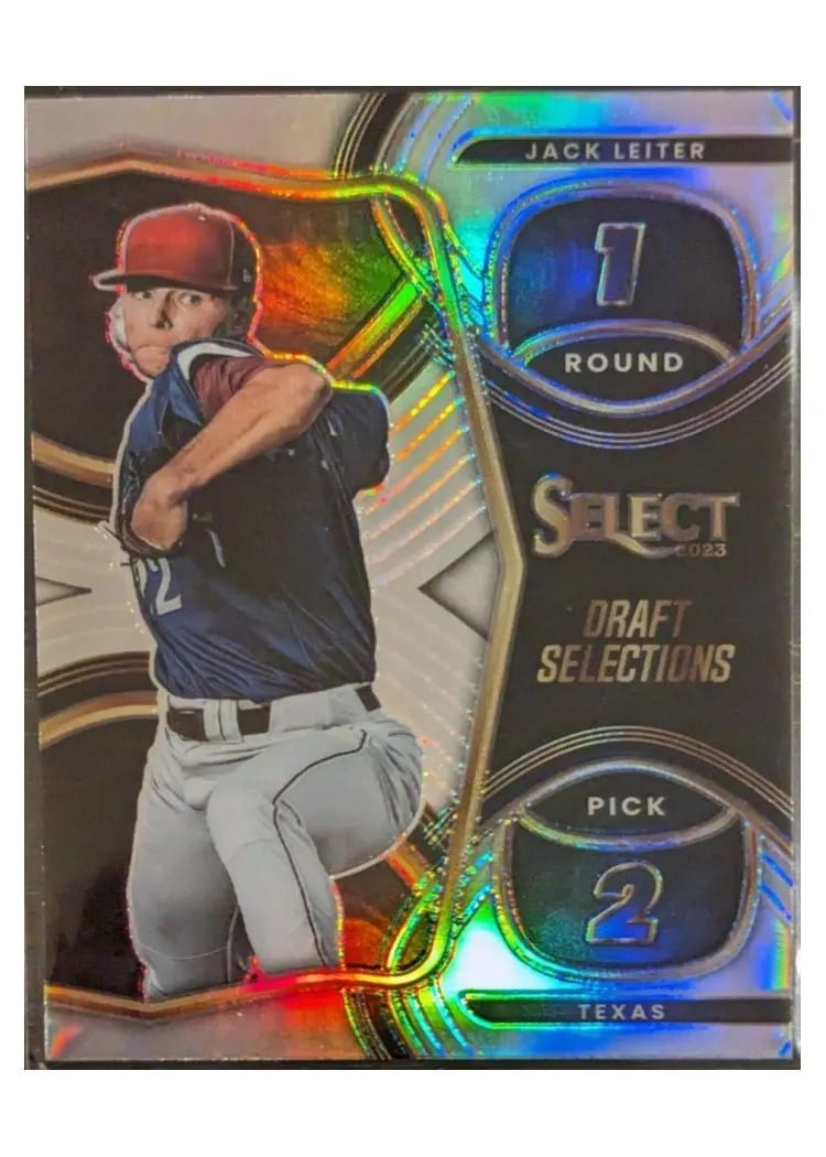 2023 Panini Select Draft Selections Jack Leiter #DS3 card