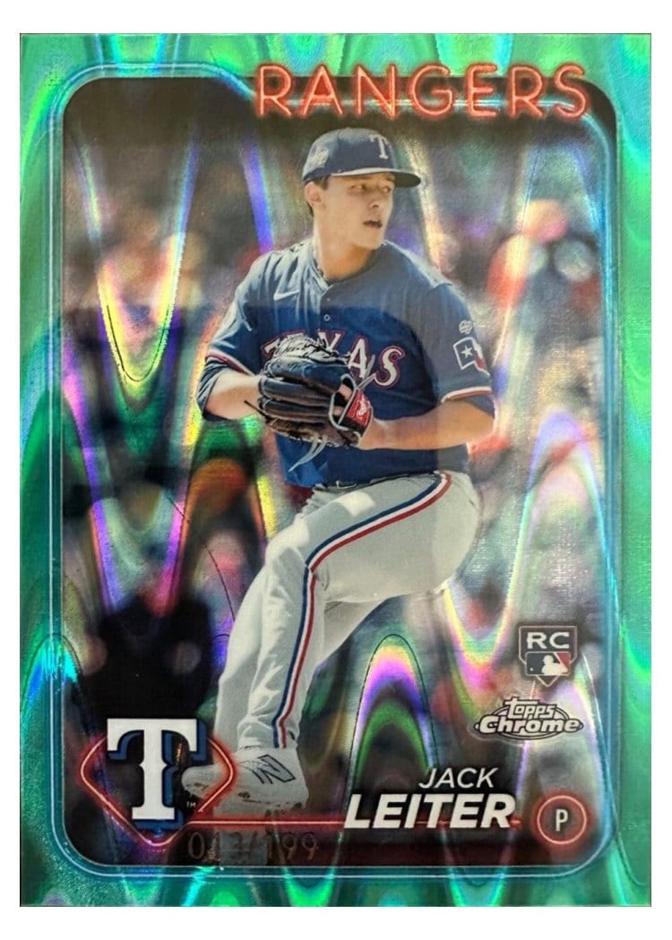 2024 Topps Chrome Base Set Jack Leiter #111 card
