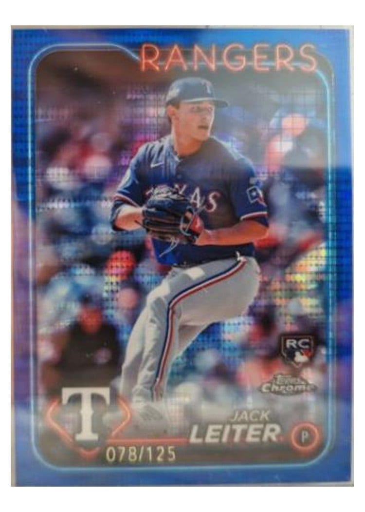 2024 Topps Chrome Base Set Jack Leiter #111 card