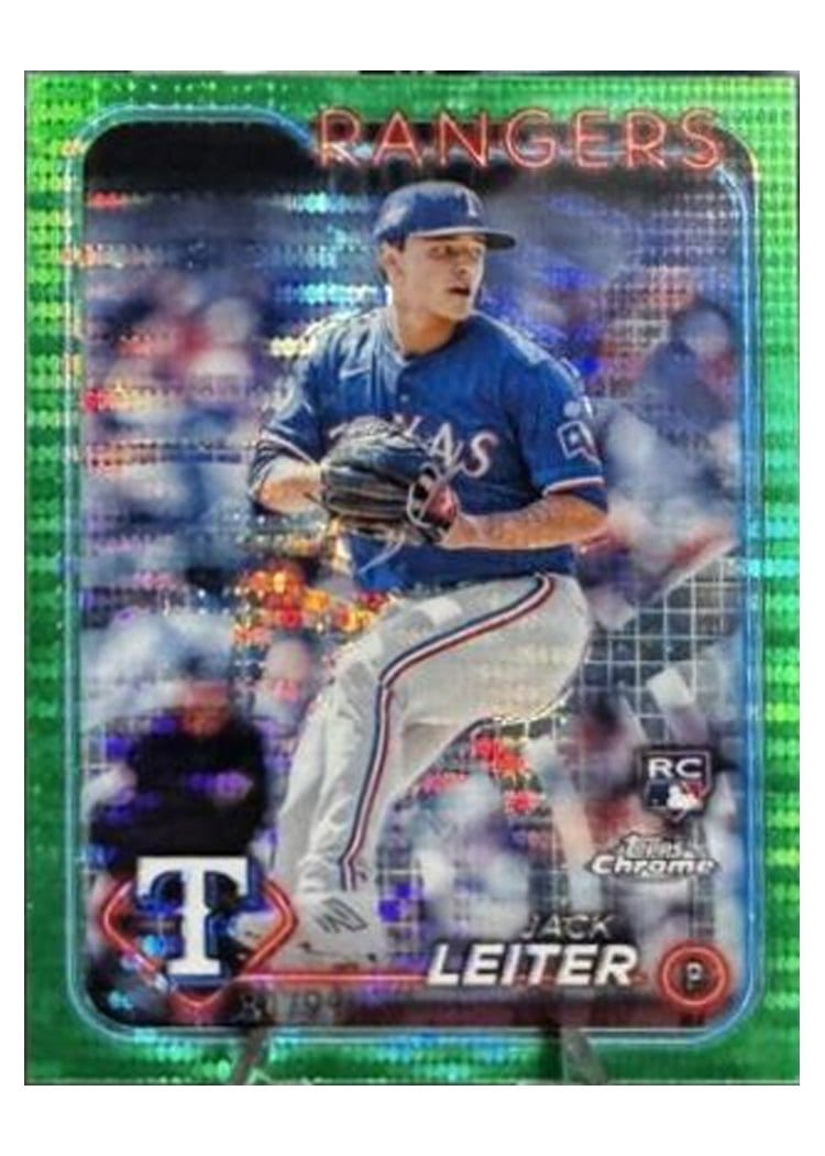 2024 Topps Chrome Base Set Jack Leiter #111 card