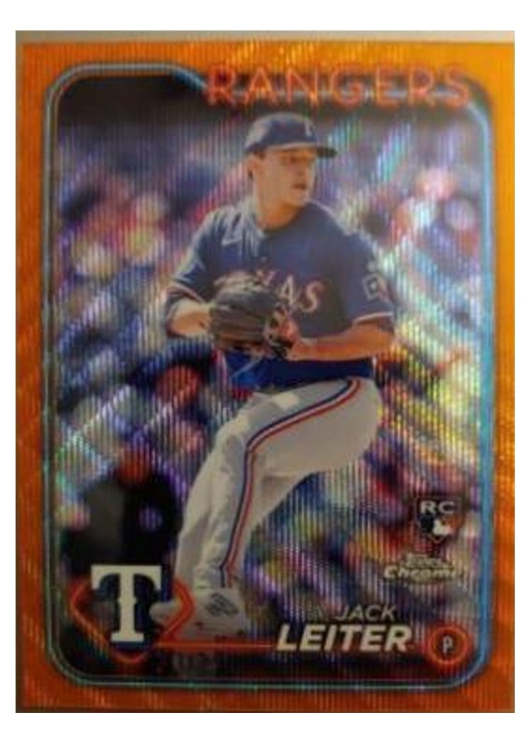 2024 Topps Chrome Base Set Jack Leiter #111 card