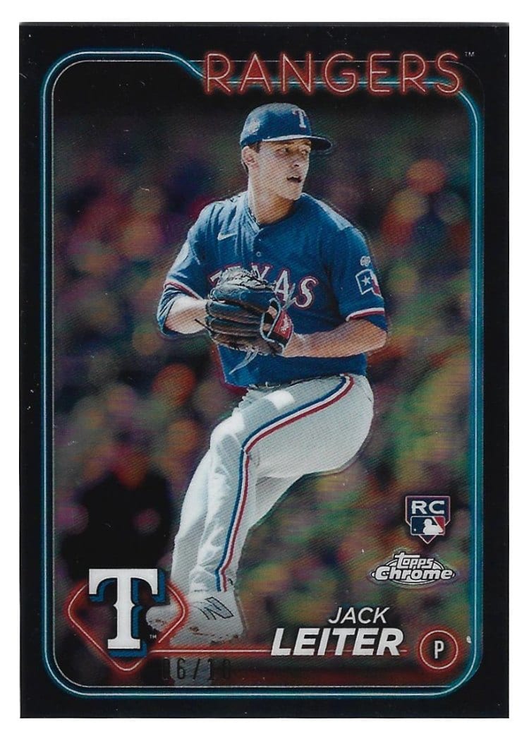 2024 Topps Chrome Base Set Jack Leiter #111 card