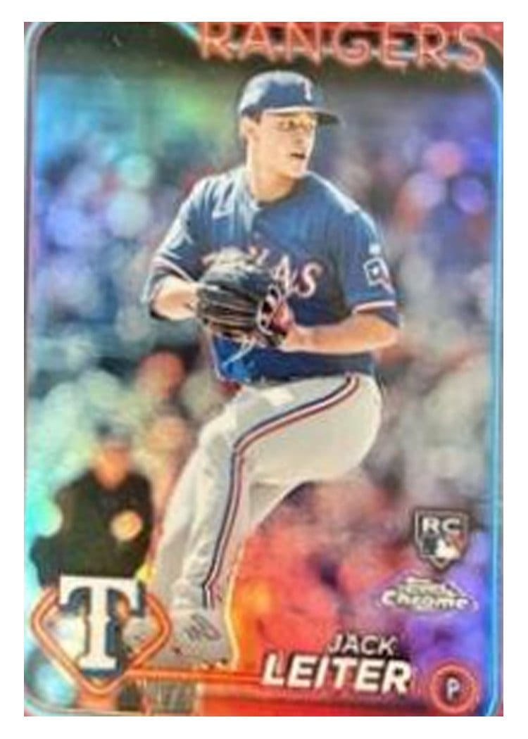 2024 Topps Chrome Base Set Jack Leiter #111 card