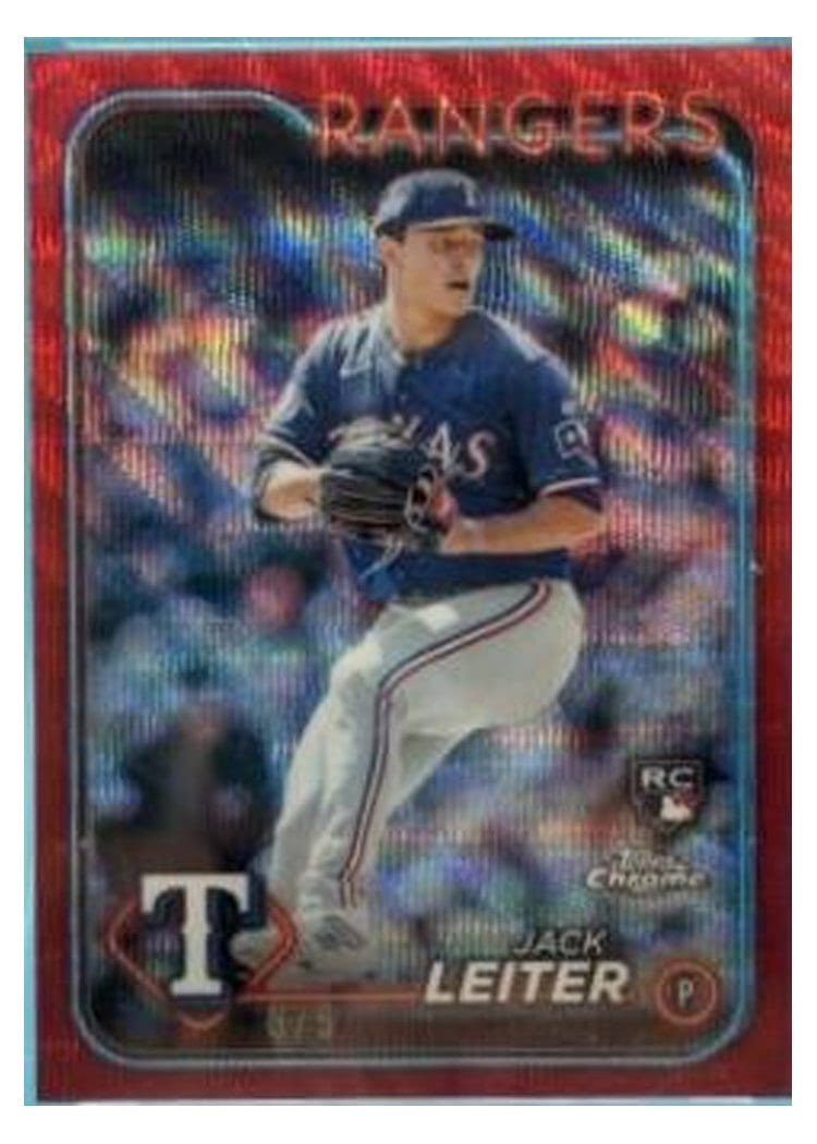 2024 Topps Chrome Base Set Jack Leiter #111 card