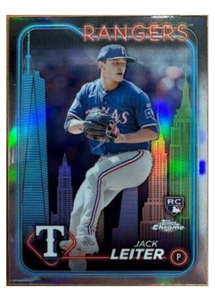 2024 Topps Chrome Base Set Jack Leiter #111 card