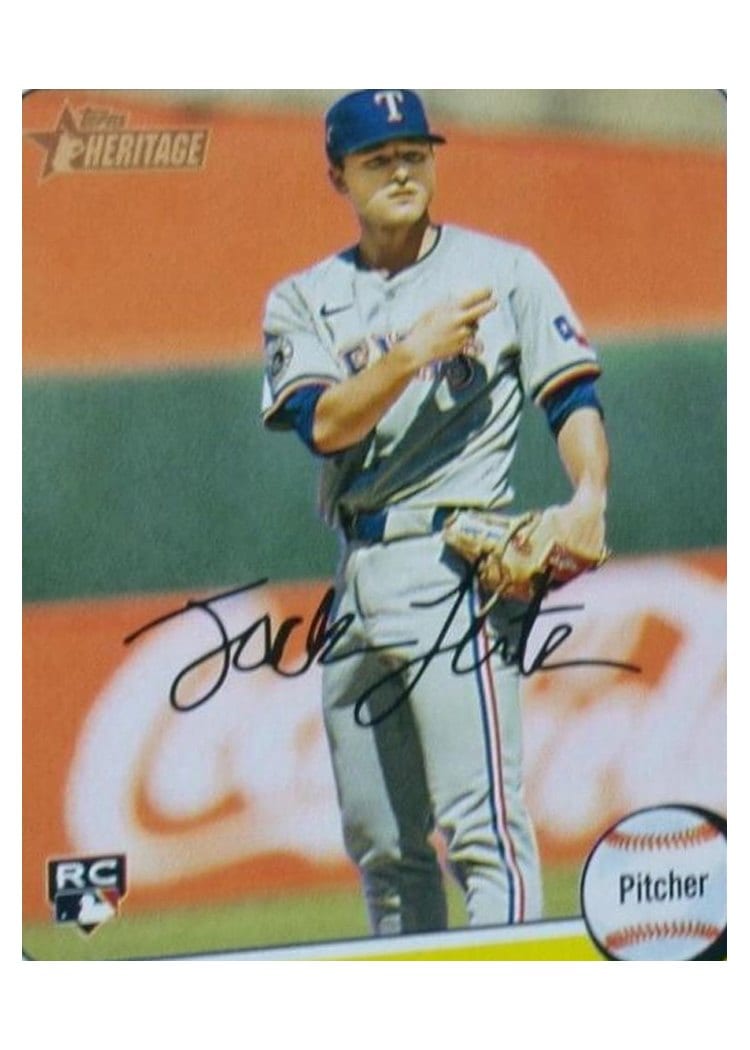 2024 Topps Heritage Jack Leiter #691 card